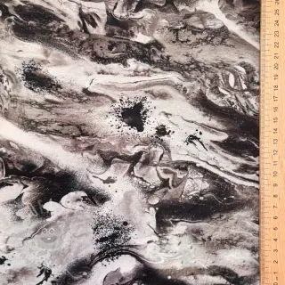Tricot Marble anthracite digital print