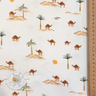 Tricot Safari off white design B digital print
