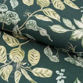 Decoratiestof Plants dark green digital print