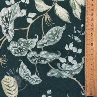 Decoratiestof Plants dark green digital print