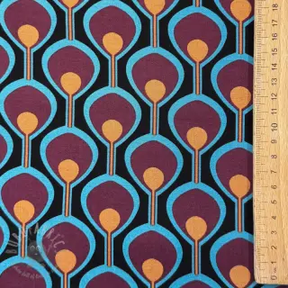 Viscose ROSELLA STRETCH Abstract black