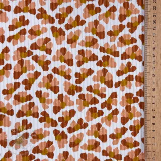 Ribfluweel WASHED Flower white