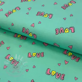 Tricot NEON Love mint