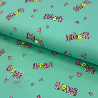 Tricot NEON Love mint