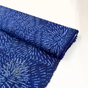 Viscose UNIQUE CRAFTED BATIK navy
