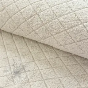 Mantelstof TEDDY Diamond beige
