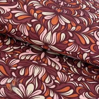 Decoratiestof Boho rosewood