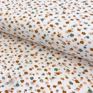 Tricot MODAL Small daisy white