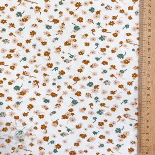 Tricot MODAL Small daisy white