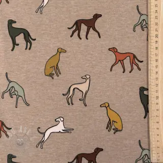 Tricot Dogs melange taupe