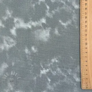 Dubbelgaas/mousseline TIE DYE rock grey