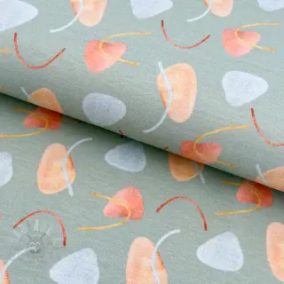 Tricot Shapes sage digital print
