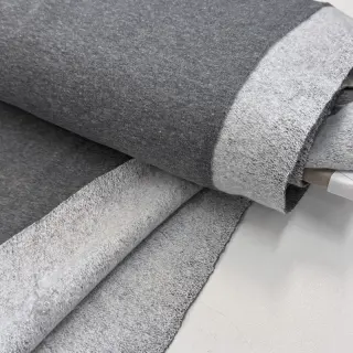 Geruwde sweaterstof grey melange