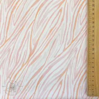 Tricot Animal skin white powder digital print