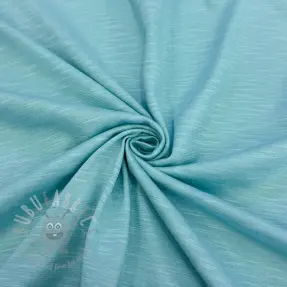Tricot MODAL SLUB cyan