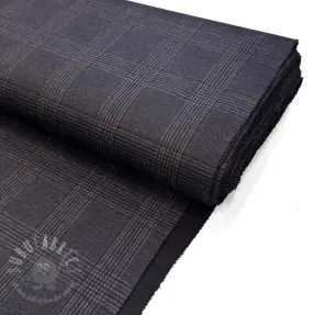 Stof voor kostuum PUNTA VICENZA Checks grey