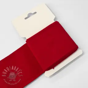 Boordstof CUFF 7 cm dark red