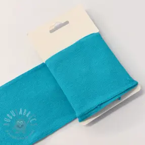 Boordstof CUFF 7 cm turquoise