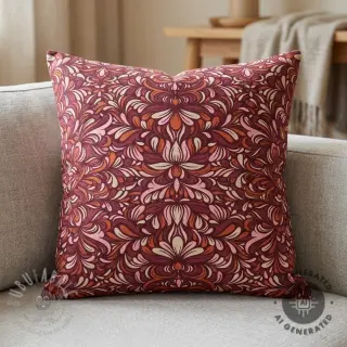 Decoratiestof Boho rosewood