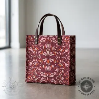 Decoratiestof Boho rosewood