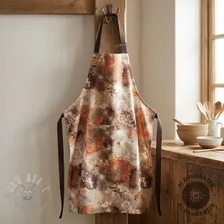 Decoratiestof Flowers toffee digital print