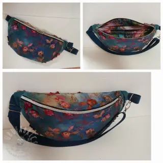 Babyrib cord TIE DYE 21W Catchy design C
