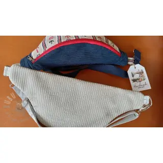 Ribfluweel HUGGY silver