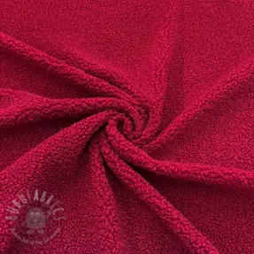 Mantelstof TEDDY red