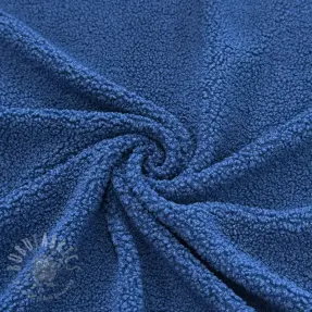 Mantelstof TEDDY cobalt