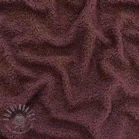 Mantelstof TEDDY rouge