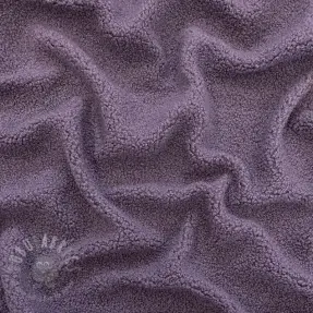Mantelstof TEDDY purple