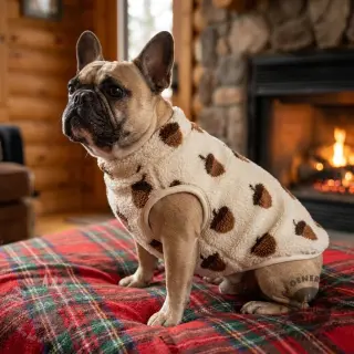 Mantelstof TEDDY JACQUARD Acorns