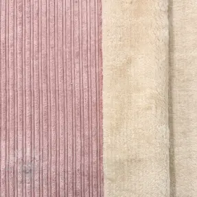 Ribfluweel Cofur fleece rose
