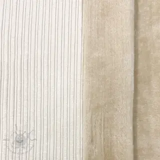 Ribfluweel Cofur fleece off white