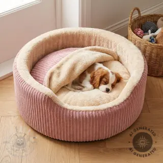 Ribfluweel Cofur fleece rose