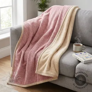 Ribfluweel Cofur fleece rose