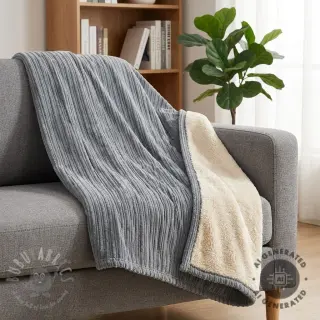 Ribfluweel Cofur fleece grey