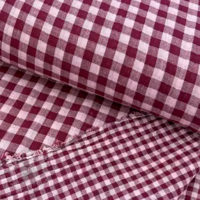 Dubbelgaas/mousseline YARN DYED Stripes and checks design F