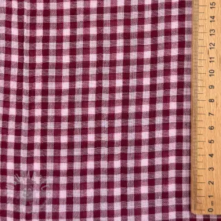 Dubbelgaas/mousseline YARN DYED Stripes and checks design F