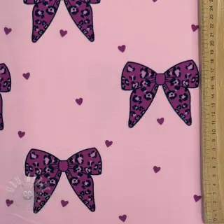 Sweaterstof Animal skin bows design C