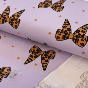 Sweaterstof Animal skin bows design A