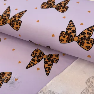 Sweaterstof Animal skin bows design A