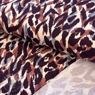Sweaterstof Abstract animal brown digital print