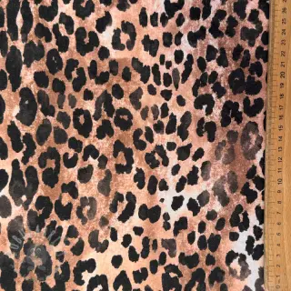 Geruwde sweaterstof Animal skin brown digital print