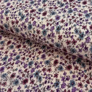 Tricot RIB Flower bouquet design B digital print