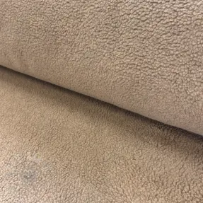Mantelstof TEDDY BEIGE MELANGE