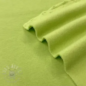 Geruwde sweaterstof JOGGING lime