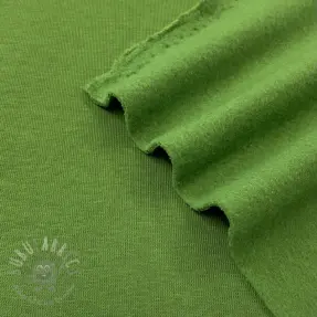 Geruwde sweaterstof JOGGING green