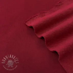 Geruwde sweaterstof JOGGING dark red