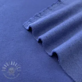 Geruwde sweaterstof JOGGING cobalt